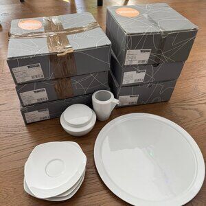 Thomas by Rosenthal Vario Pure White Porcelain Dinnerware Set – 40 pcs